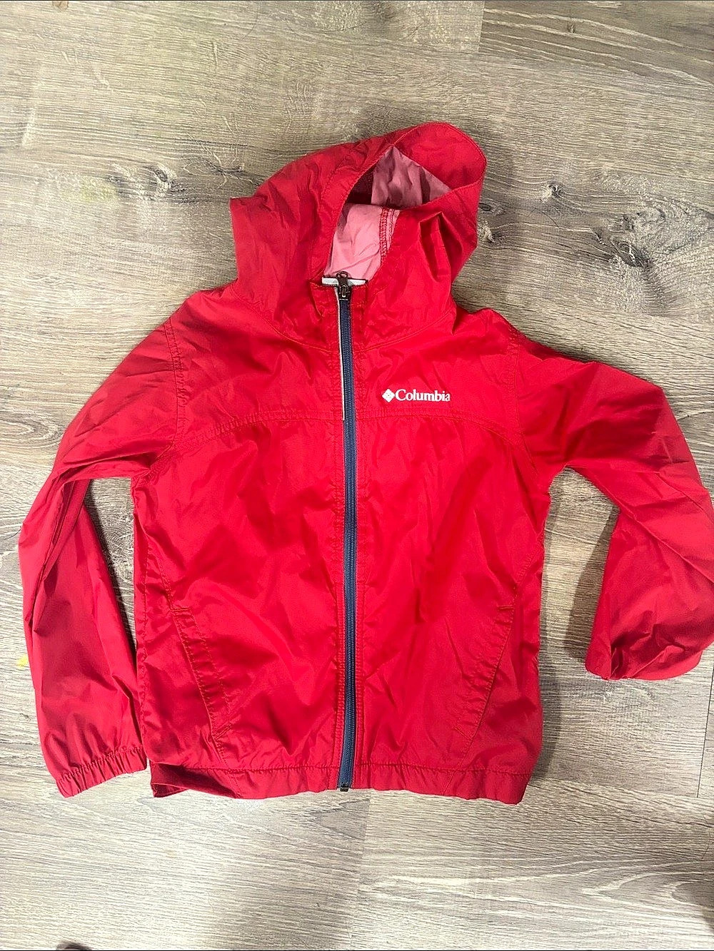 Columbia Girls' Switchback II Jacket Red Rain Jacket Girls XS (6/7)